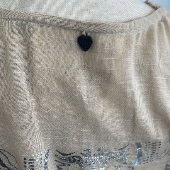 New with tag Z&L Europe crop linen top - Picture 5 of 6